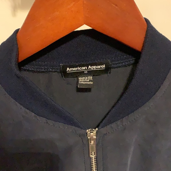 American Apparel Navy Bomber - Picture 2 of 4
